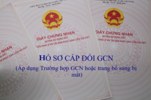 Hồ sơ cấp đổi GCN Quyền sử dụng đất, quyền sở hữu nhà ở và tài sản khác gắn liền với đất hoặc trang bổ sung bị mất tại Quận Tân Bình Tp.HCM